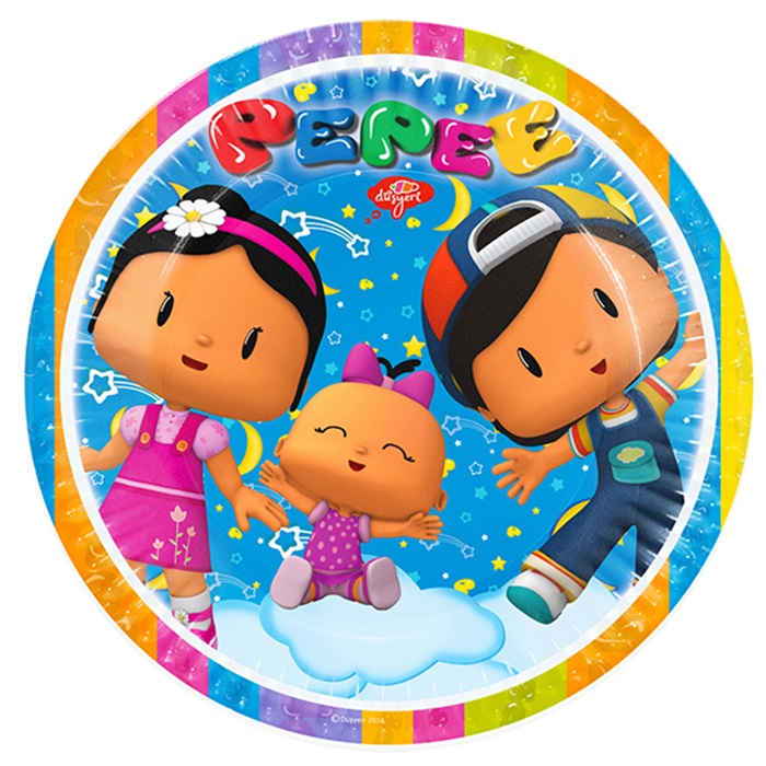 Pepee Ve Şila Karton Tabak