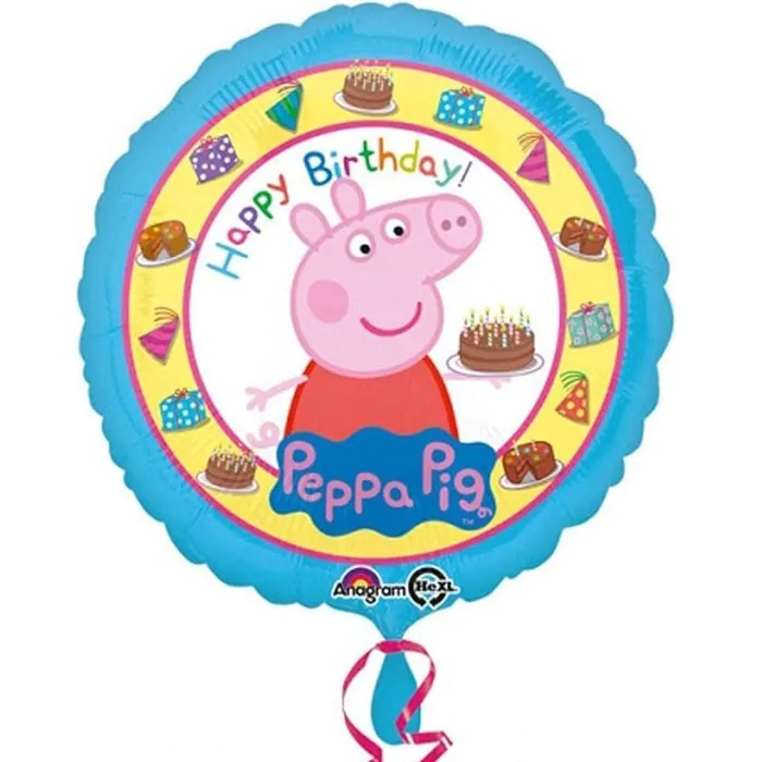 Peppa Pig Happy Birthday Folyo Balon
