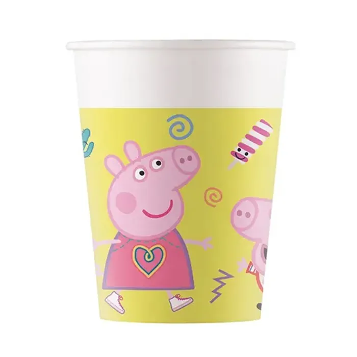 Peppa Pig Karton Bardak 8 Ad