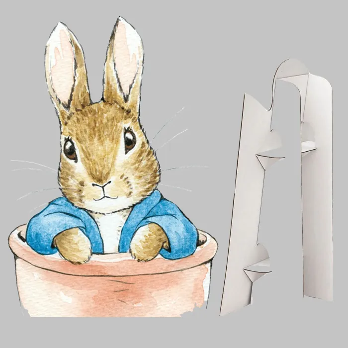 Peter Rabbit Dekor Ayaklı Pano