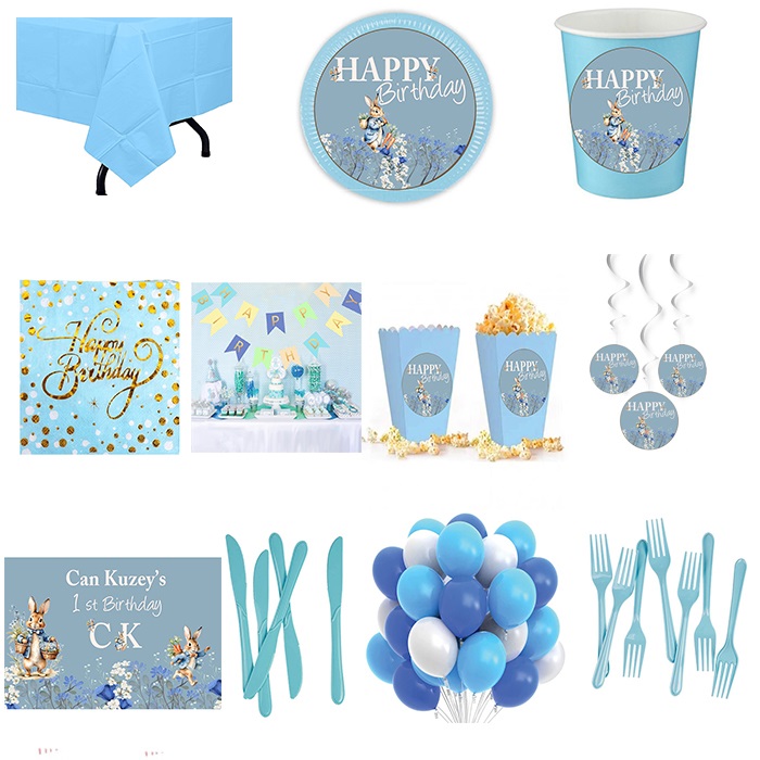 Peter Rabbit Doğum Günü Parti Seti