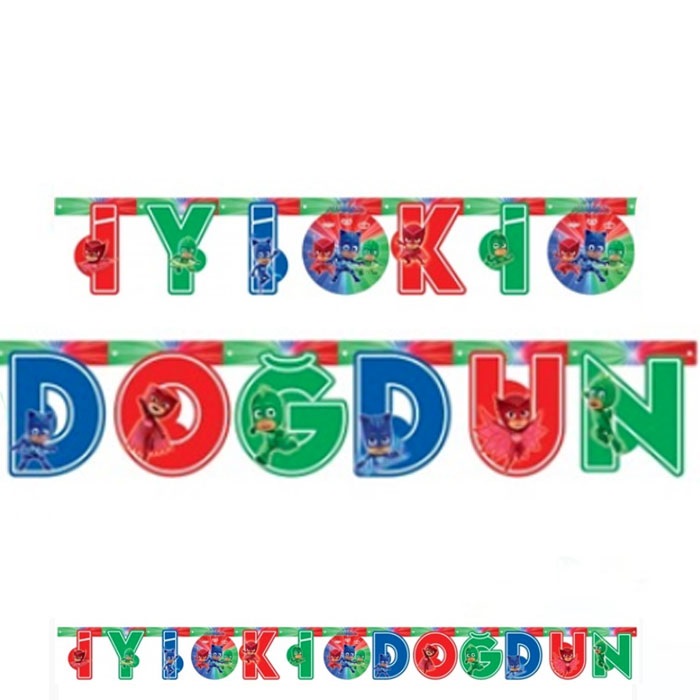 Pj Maskeliler İyi Ki Doğdun Yazısı