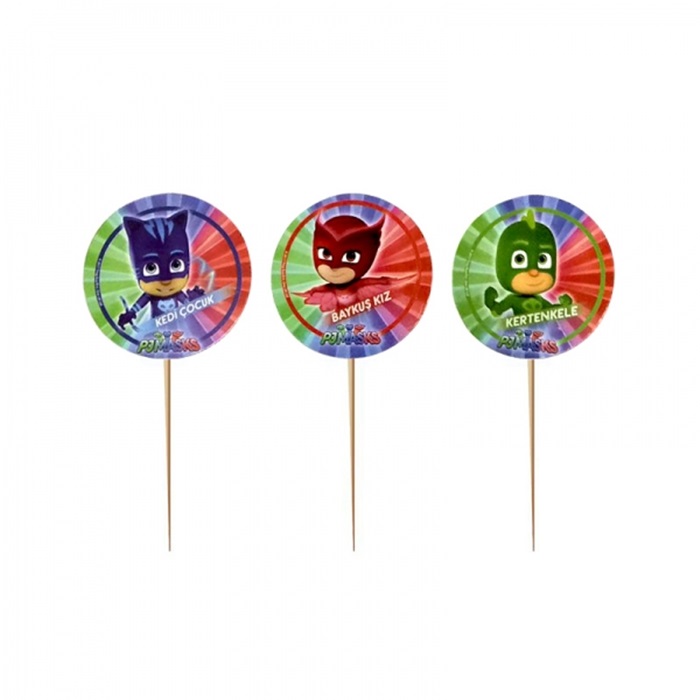 Pj Maskeliler Temalı Kürdan Set