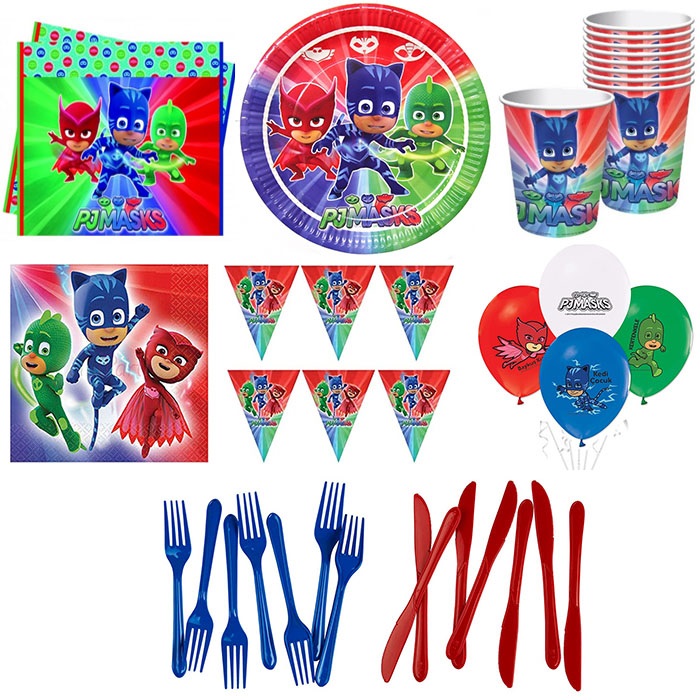 Pj Mask Doğum Günü Parti Seti