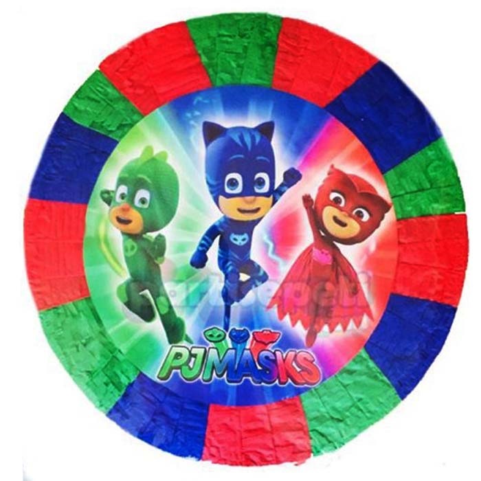 Pj Maskeliler Baskılı Pinyata Ve Sopası