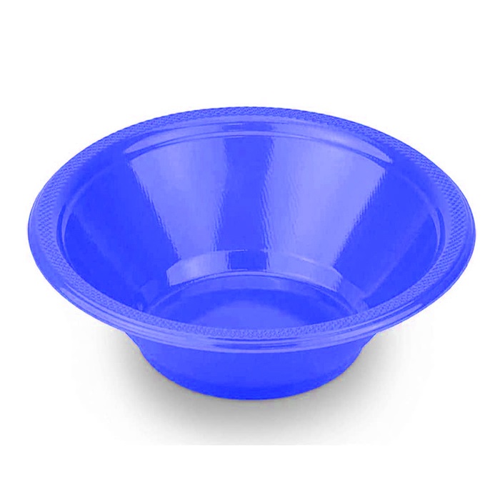 Plastik Oval Çerezlik Kase Lacivert