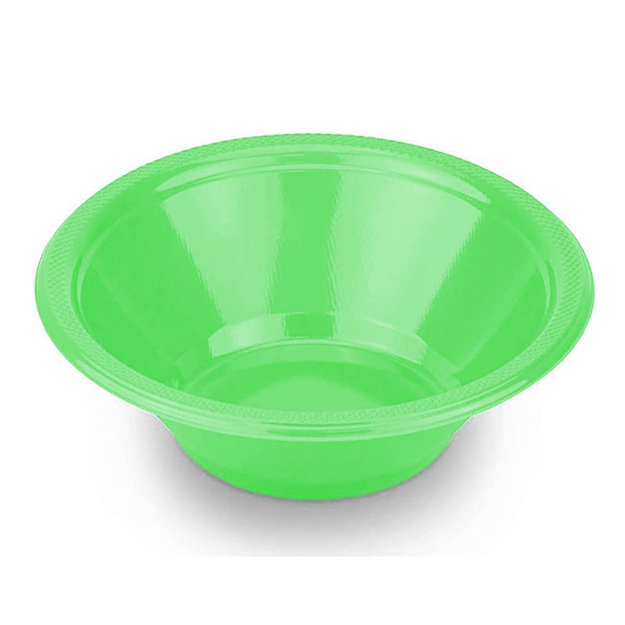 Plastik Oval Çerezlik Kase Yeşil