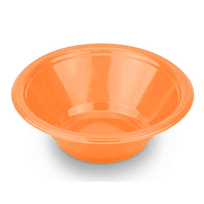 Plastik Yuvarlak Kase Turuncu