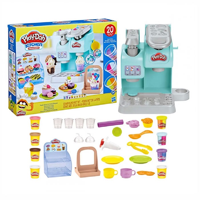 Play Doh Süper Renkli Kafe Oyun Seti