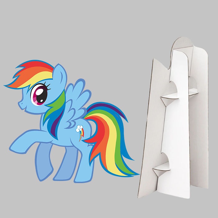 Pony Rainbow Ayaklı Pano