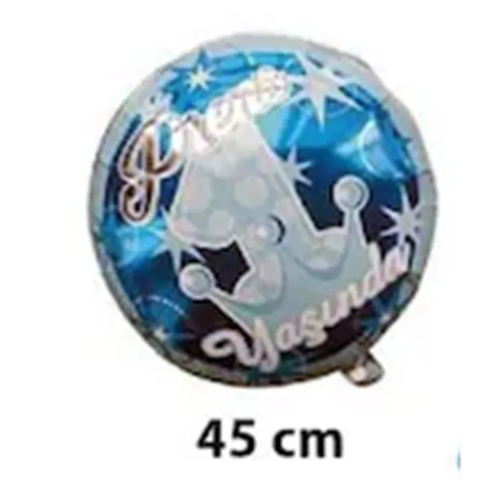 Prens 1 Yaşında Folyo Balon