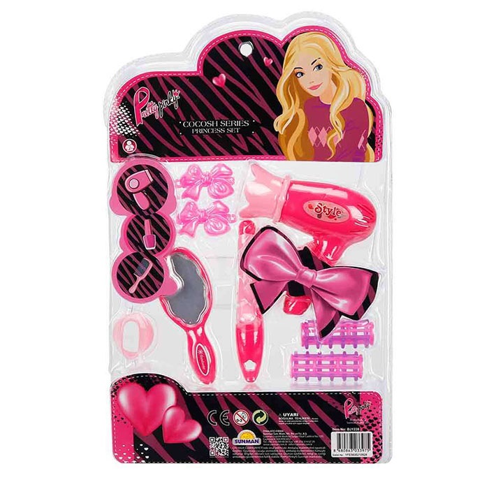 Prenses Güzellik Seti Bigudili Set