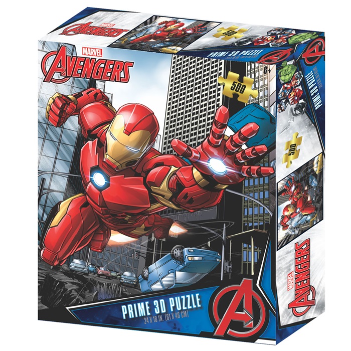 Prime 3D Avengers Iron Man 500 Parça Yetişkin Puzzle