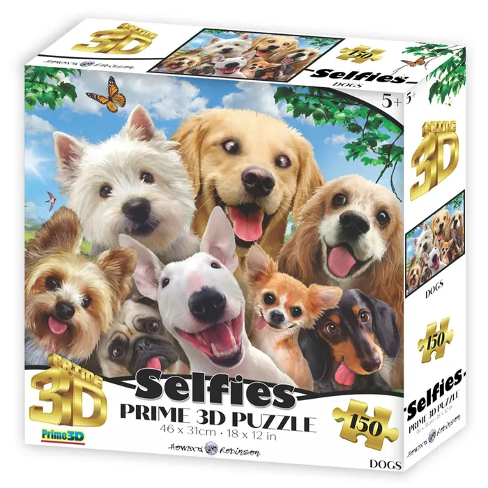 Prime 3D Köpek Selfie 150 Parça Puzzle