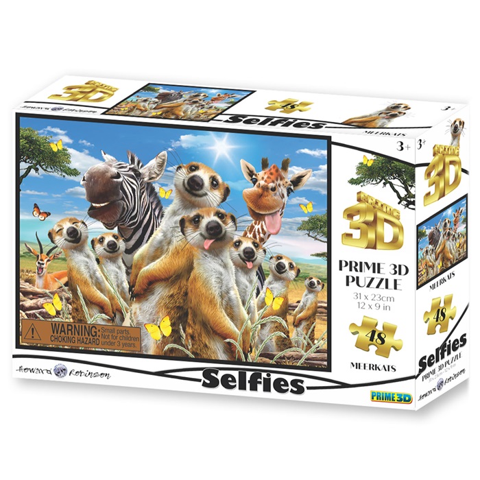 Prime 3D Mirket Selfie 48 Parça Puzzle