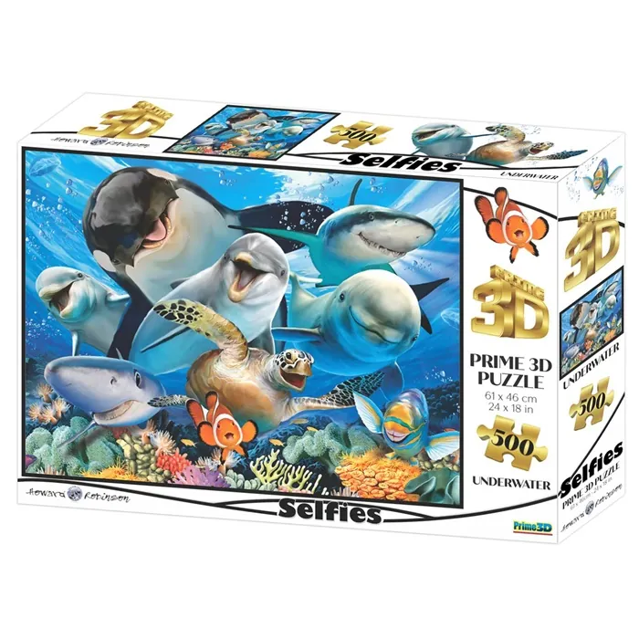 Prime 3D Okyanusta Selfie Yetişkin Puzzle