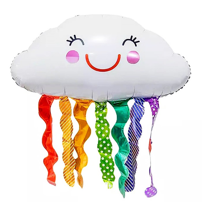 Püsküllü Bulut Folyo Balon