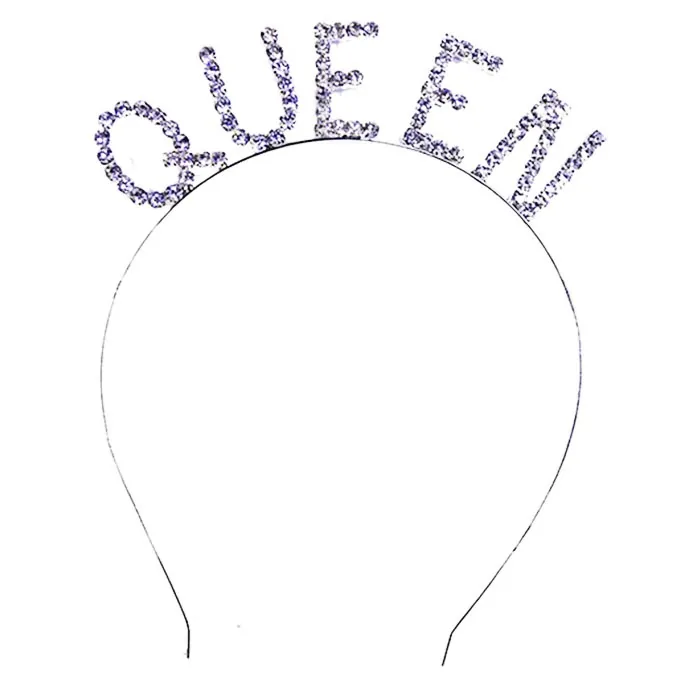 Queen Kristal Taşlı Taç