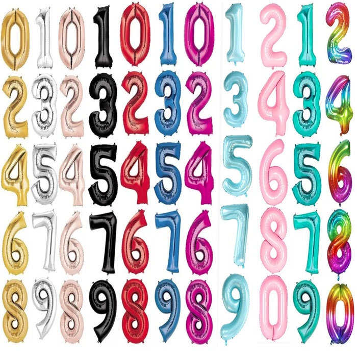 Rakam Balon Seçenekleri