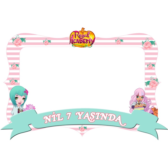 Regal Academy Kişiye Özel Mavi Çerçevesi