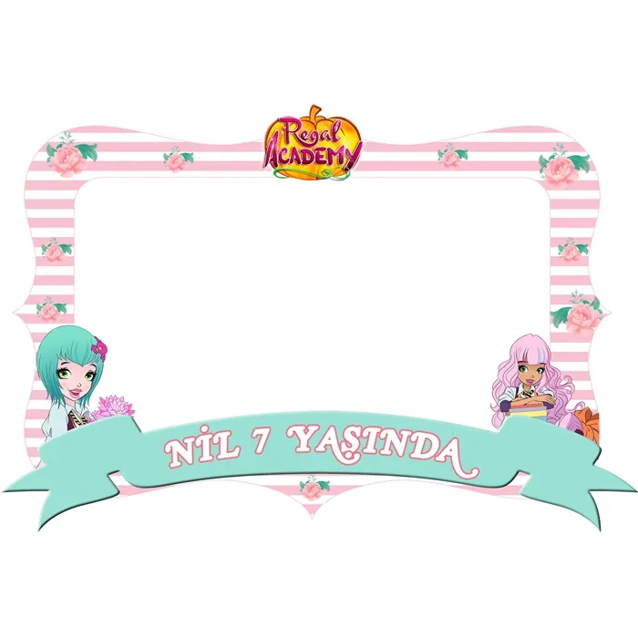 Regal Academy Kişiye Özel Mavi Çerçevesi
