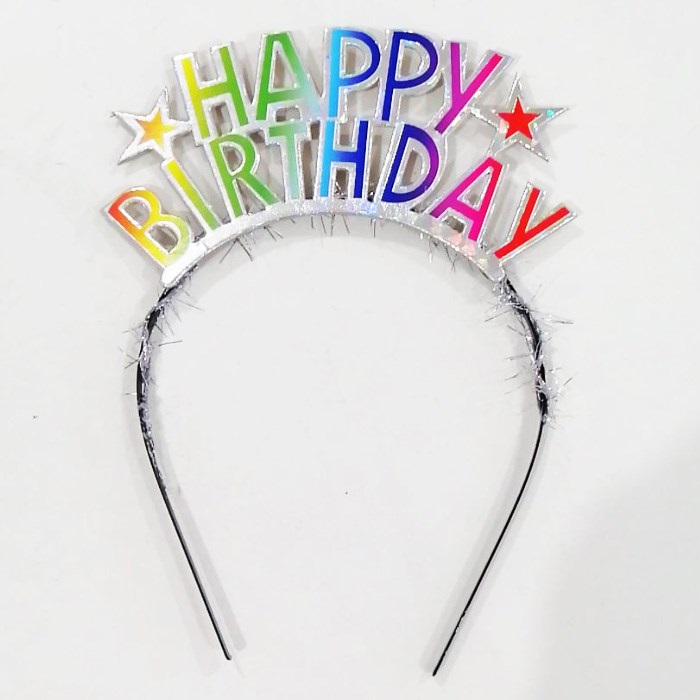 Rengarenk Happy Birthday Taç