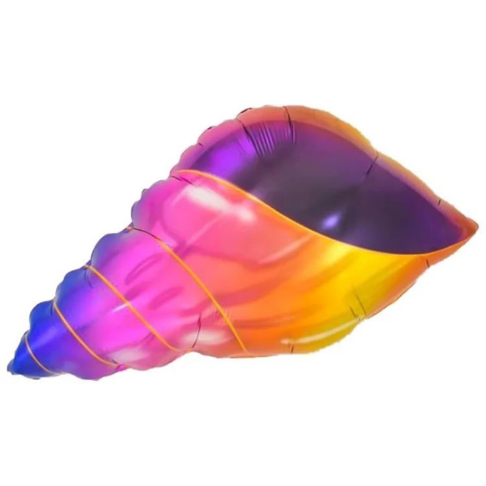 Renkli Deniz Kabuğu Folyo Balon