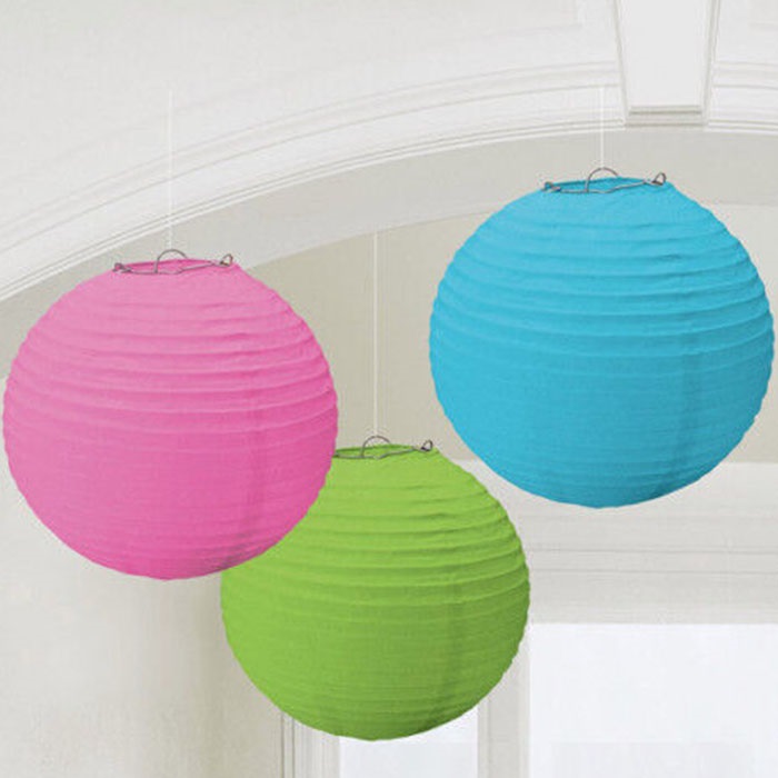 Amscan Renkli Fener Süs 3 Adet