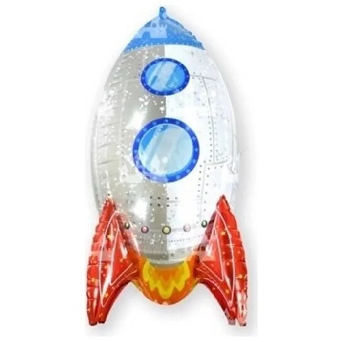4D Roket Folyo Balon