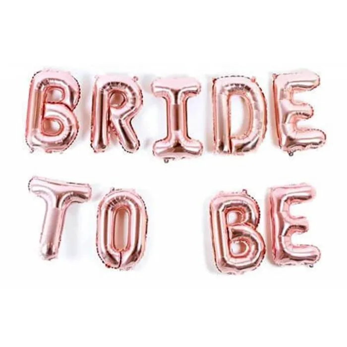 Rose Gold Renkli Bride To Be Folyo Balon