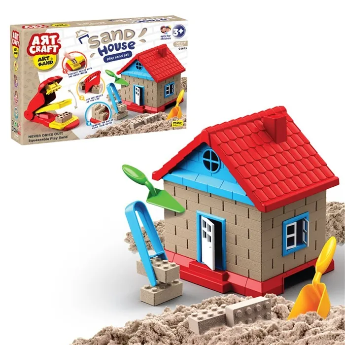 Art Craft İnşaat Kinetik Kum Ev Seti