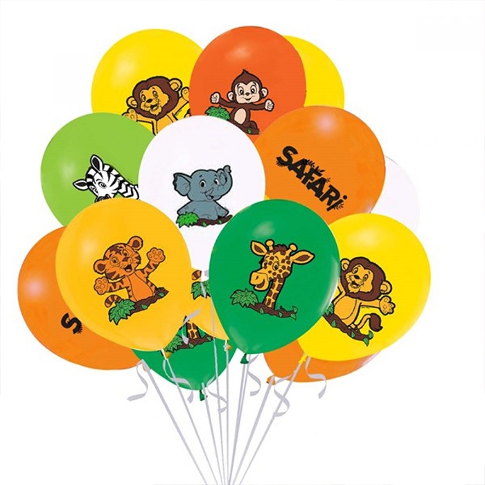 Safari Baskılı Latex Balon