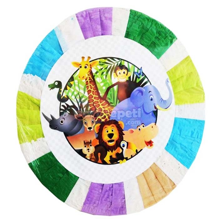 Safari Pinyata Baskılı Pinyata