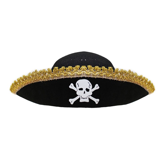 Şapka Korsan Gold Şeritli Çocuk