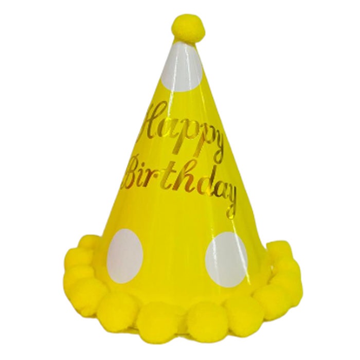 Sarı Benekli Parti Şapka