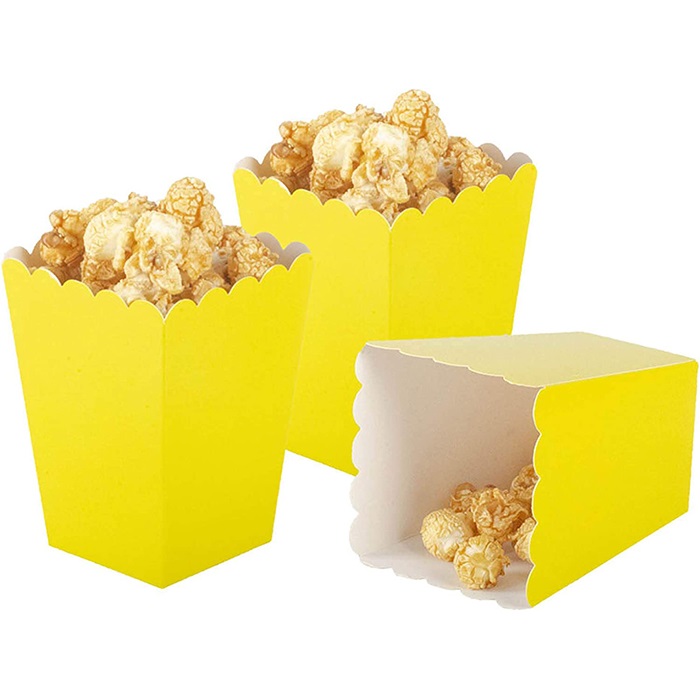 Sarı Renkli Popcorn Kutusu