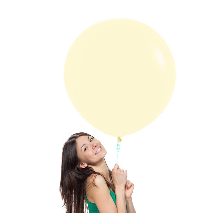 Pastel Sarı Jumbo Balon