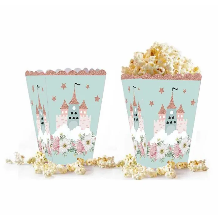 Şatolu Prenses Popcorn Kutusu