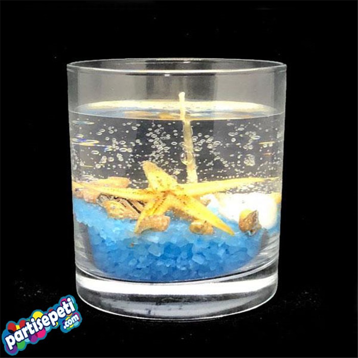 Şeffaf Bardak Jel Mum