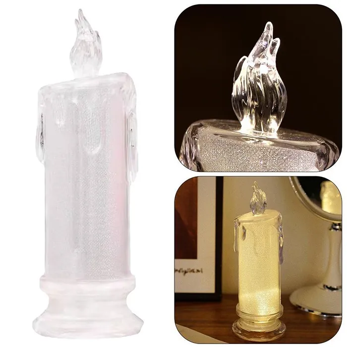 Şeffaf Led Mum