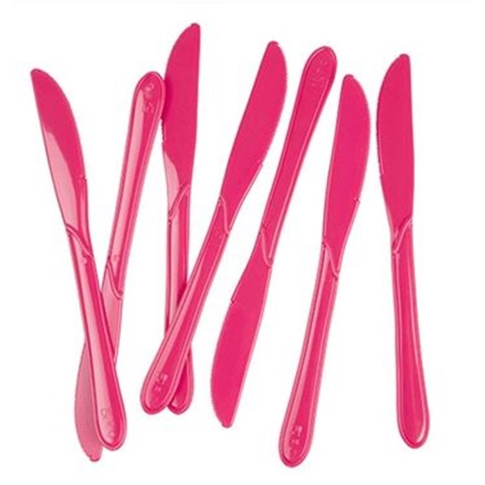 Şeker Pembesi Plastik Bıcak