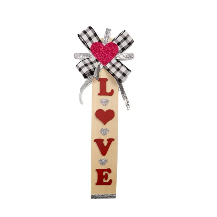 Sevgililer Günü Ahşap Love Yazılı Asma Süs