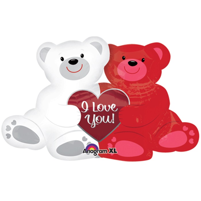 Sevgililer Günü Ayıcıklı Folyo Balon