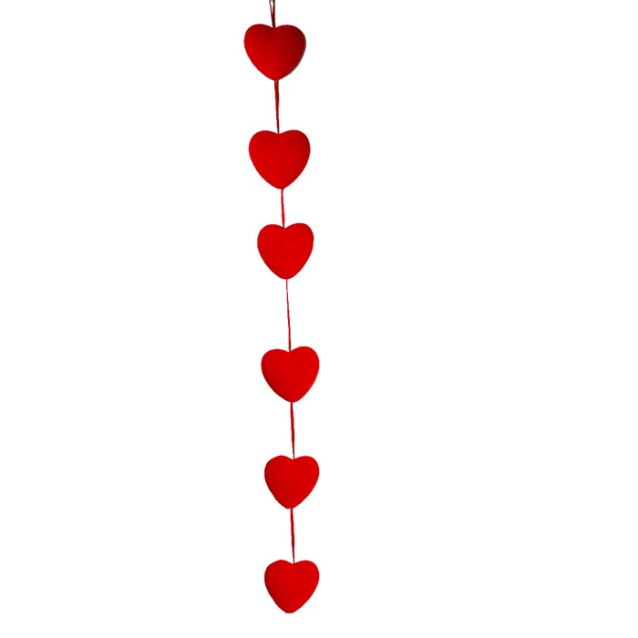 Sevgililer Günü Kalp Sarkıt Süs
