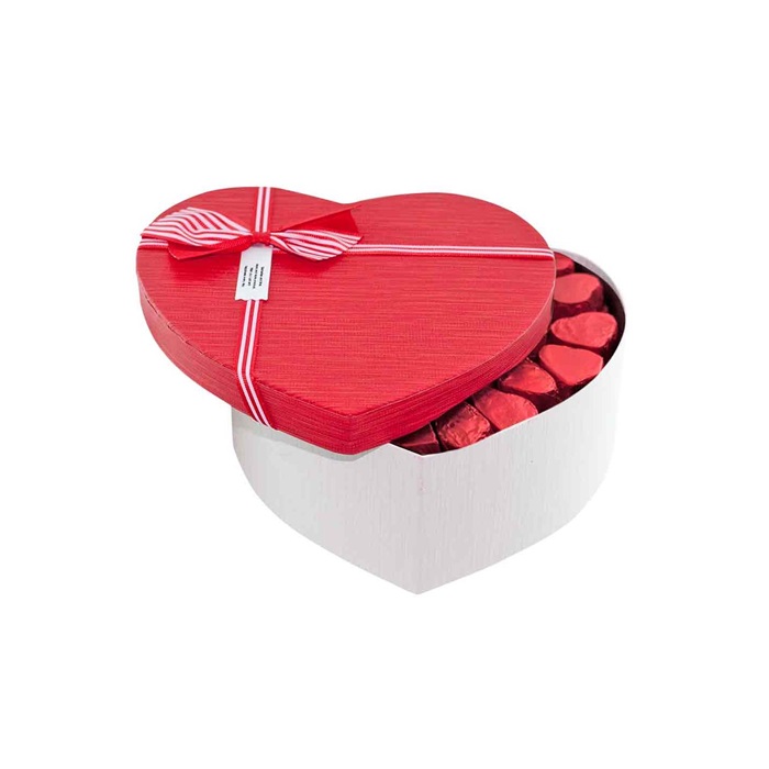 Sevgililer Günü Kırmızı Kalp Kutu