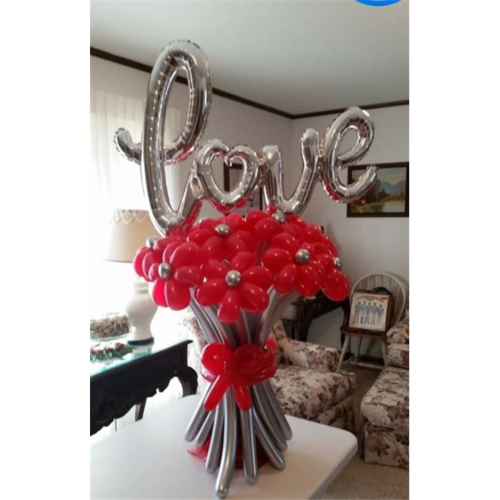 Sevgililer Günü Love Balon Buketi