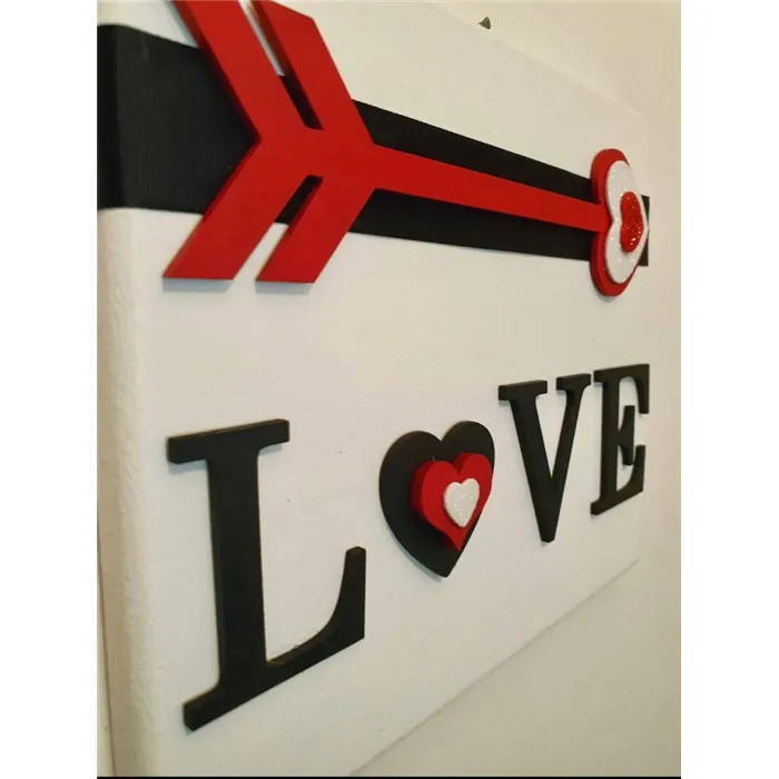 Love Yazılı Duvar Süsleri