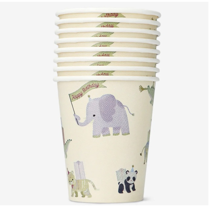 Sevimli Hayvanlar Karton Bardak