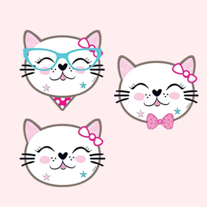 Sevimli Kedi Sticker