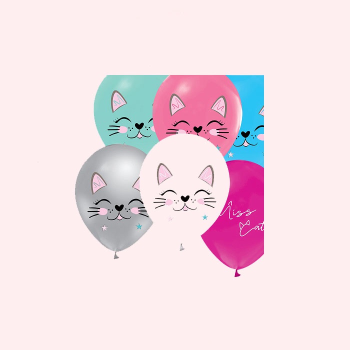 Sevimli Kedi Temalı Balon